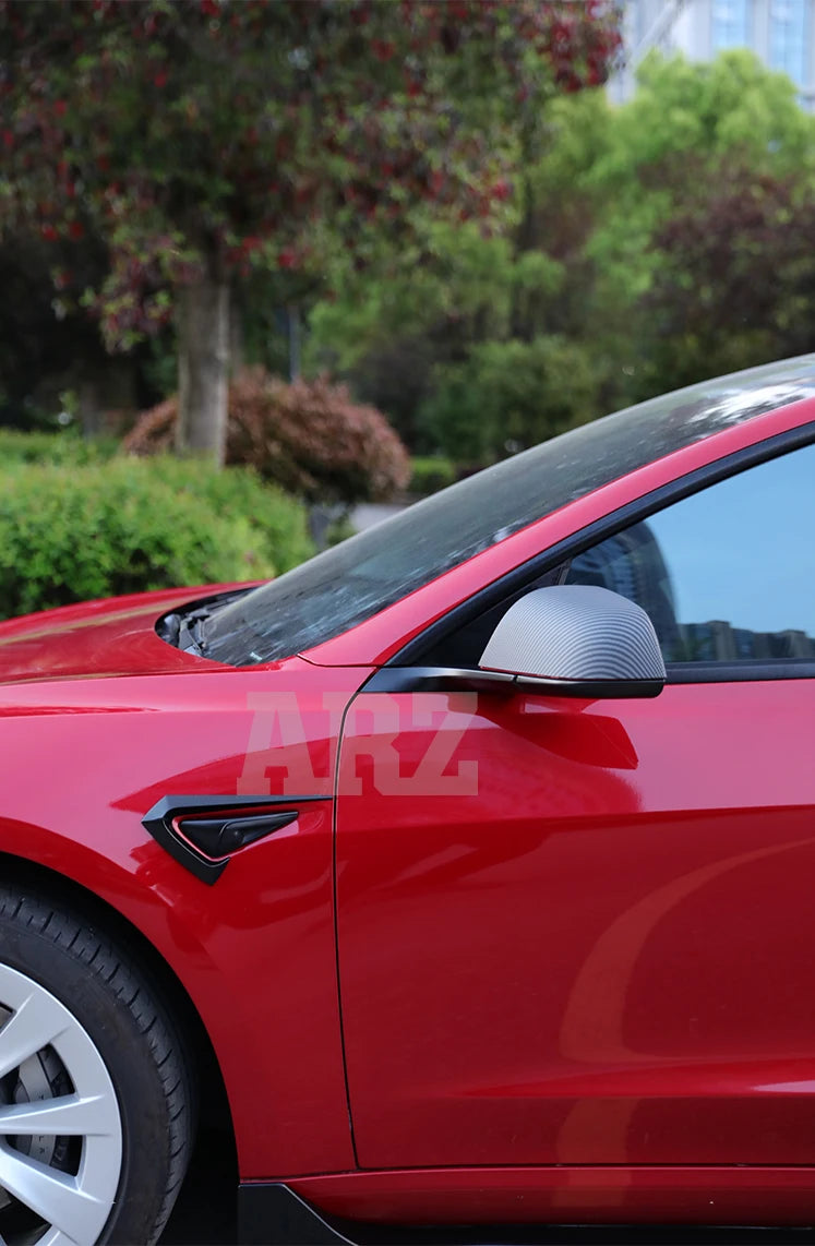 Carbon Fiber Body Kit Rear Spoiler Diffuser Side Skirt Front Bumper Lip Accessories For Tesla Model 3 Y 2018 2019 2016-2022