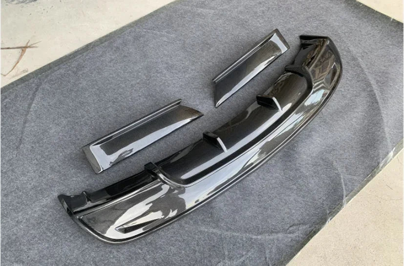 New! For Tesla Model S 2016 2017 2018 2019 2020 Real Carbon Fiber Bumper Front Lip Rear Diffuser Side Skirts Spoiler Body kit