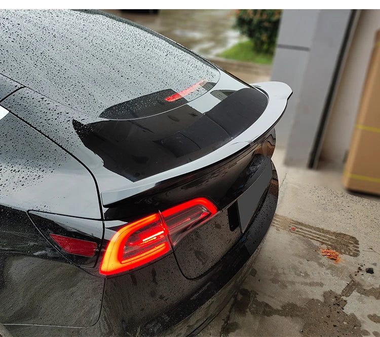 Carbon Fiber Body Kit Rear Spoiler Diffuser Side Skirt Front Bumper Lip Accessories For Tesla Model 3 Y 2018 2019 2016-2022