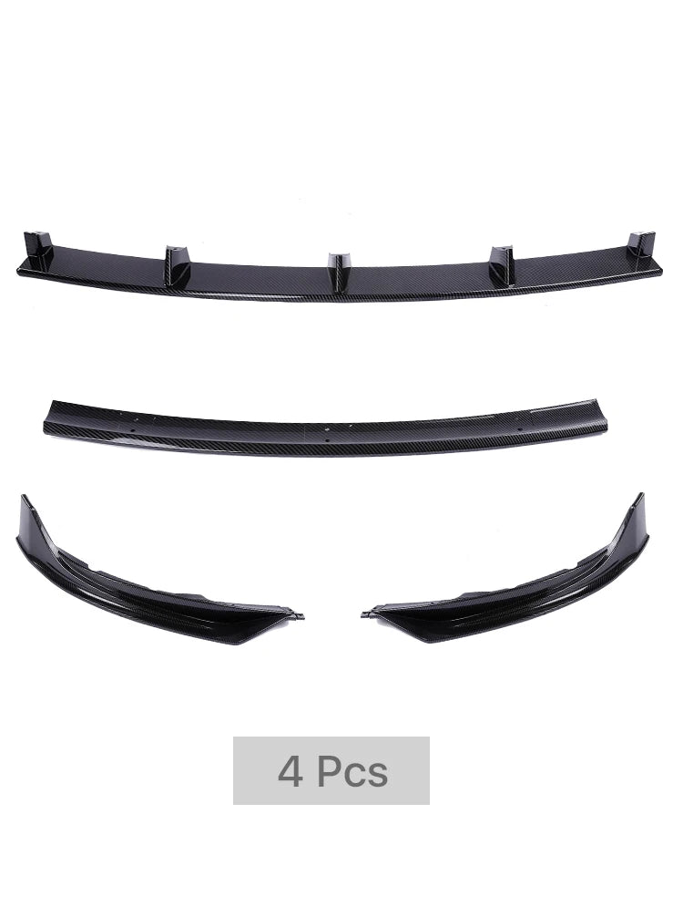 Carbon Fiber Body Kit Rear Spoiler Diffuser Side Skirt Front Bumper Lip Accessories For Tesla Model 3 Y 2018 2019 2016-2022