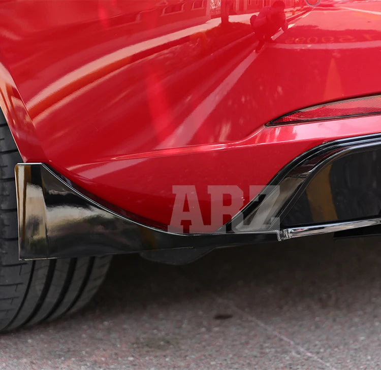 Carbon Fiber Body Kit Rear Spoiler Diffuser Side Skirt Front Bumper Lip Accessories For Tesla Model 3 Y 2018 2019 2016-2022