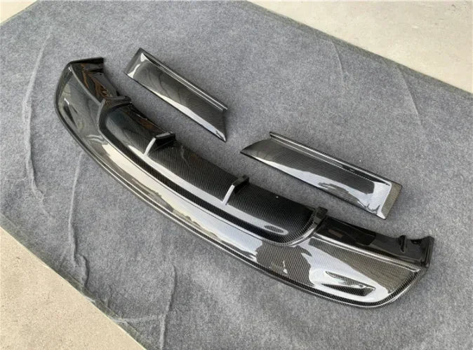 New! For Tesla Model S 2016 2017 2018 2019 2020 Real Carbon Fiber Bumper Front Lip Rear Diffuser Side Skirts Spoiler Body kit
