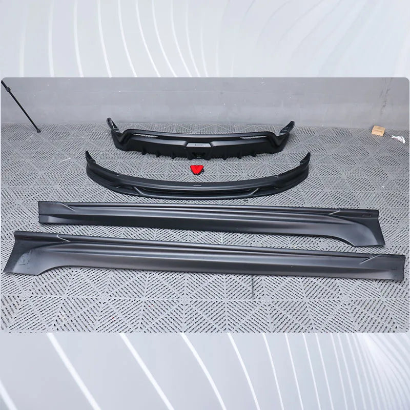 For Tesla 2024 Model3 highland Body Kit Bright black Rear Diffuser Spoiler Front Bumper Lip Side Skirt Refit Protect Accessories