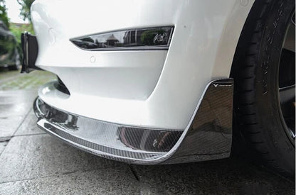 High Quality REAL Carbon Fiber For Tesla Model 3 2019 2020 2021 2022 2023 Front Lip Rear Diffuser Body Side Skirt Kit Spoiler