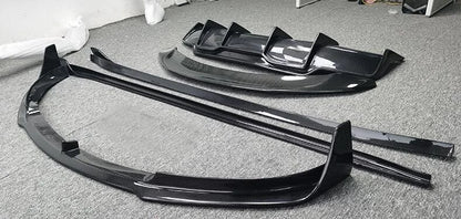 High Quality REAL Carbon Fiber For Tesla Model 3 2019 2020 2021 2022 2023 Front Lip Rear Diffuser Body Side Skirt Kit Spoiler