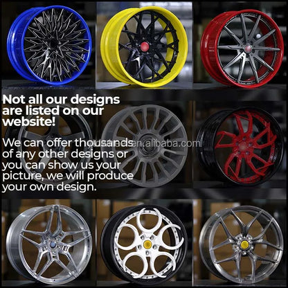 YTD Custom Luxury 16/17/18/19/20/21 Inch Polished Silver Forged Racing Car Wheels Rim 5x112/114.3/120 Alloy Passenger Car Wheels