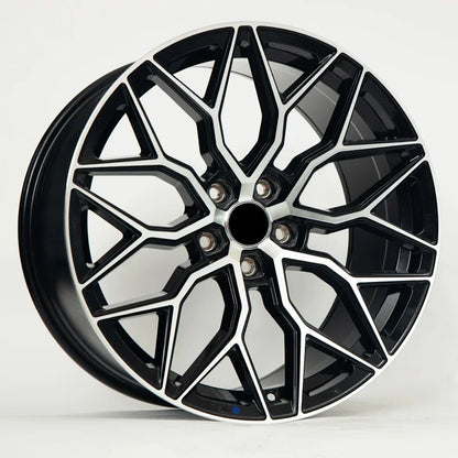 13 14 15 16 17 18 19 20 21 22 inch gloss black face car alloy wheels 5x100 5x105 5x108 5x112 5x114.3 5x120