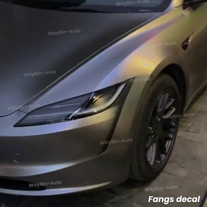 Model 3 Highland 2024 Front Lip For Tesla Model 3 Y AD Front Bumper Lip Glossy Black Carbon Spoiler Auto Body kits Tuning